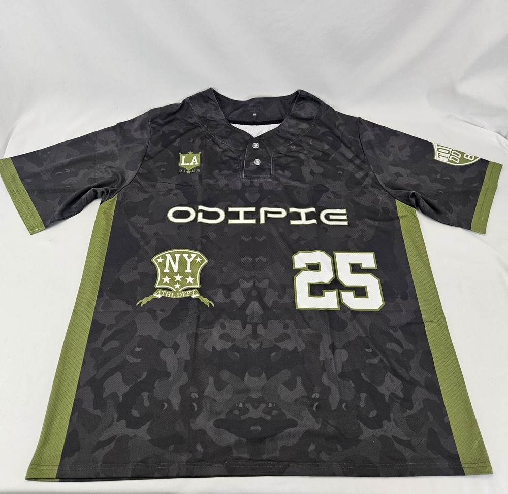 Placket Front Baseball Jersey Hip Hop Baseball Shirt Sports Uniform for Men 3XL