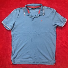 Camicissima Men’s Short Sleeve Pullover Collared Blue Polo Shirt Size: L