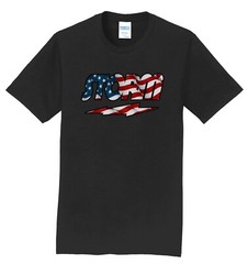 Authentic I AM Bowling (00AY) – Storm American Flag Logo Tee