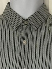 CROSBY & HOWARD NWOT Gray Navy White Cotton Nylon Spandex M