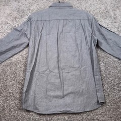 Vineyard Vines Button Down Shirt Men Medium Cashmere Blend brrr Cooling Grey NEW