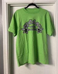 Sp5der Tee Slime Green World Wide Medium