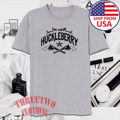 I’m Your Huckleberry Guns Men’s Grey Size S to 5XL