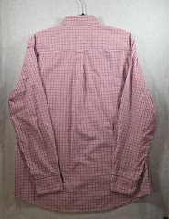 Chaps Easy Care Men’s Large Button Down Long Sleeve Red Plaid Shirt