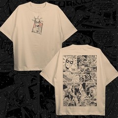 Retro 90s Comic Superhero Inspired Graphic White T-Shirt Unisex Fan Tee POPULAR