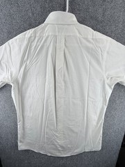 Brooks Brothers 16 2/3 Button-Down Slim Non-Iron Cotton Ivory Solid Pocket Men