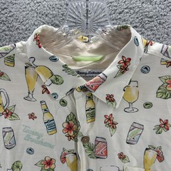 Tommy Bahama Shirt Mens XL Hawaiian Cocktails Drinks The Veracruz Cay Shirt