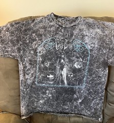 Tim Burton’s Corpse Bride Black Tie Dye Short Sleeve T-shirt Large