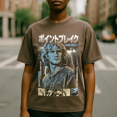 Point Break T-Shirt Patrick Swayze Bodhi Japanese Vintage 90s Surf Movie Tee