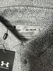Under Armour Playoff 3.0 Eagle Swoop Golf Polo Silver/Gray Size : Large, XL, 2XL
