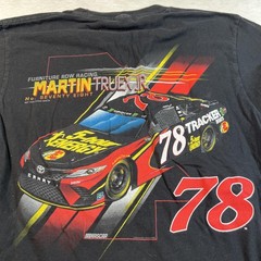 Martin Truex Jr Shirt Mens Small Black Furniture Row 78 NASCAR Graphic Tee