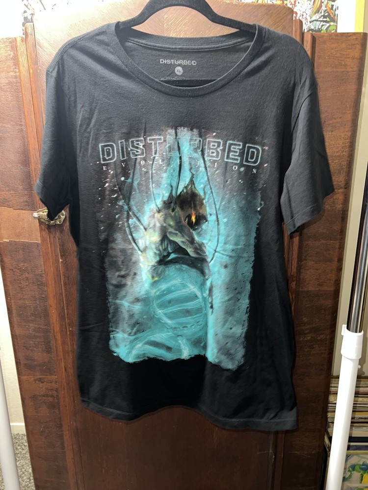 Disturbed Evolution 2019 Authentic Tour Band T-Shirt Size X-Large