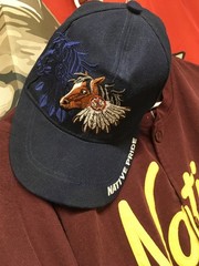 Native Borne Baseball Jersey Eagle Headdress L + Native Pride Cap