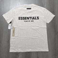 Essential Fear of God Light Oatmeal Short Sleeve Tshirt Men’s Brand New Size L