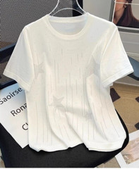 New Men Women Luxury Diamond Star Rhinestones Fashion T-Shirt High Quality