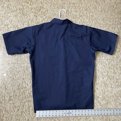 Ben Davis Men’s Short Sleeve Solid Half Zip Work Shirt – Navy
