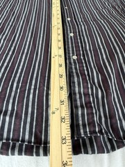 Ely Cattleman Men’s Striped Pearl Snap Button-Up Shirt Pockets XLT Tall
