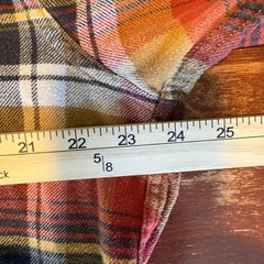 Pendleton Button Down Mens L Red Burnside Plaid Flannel Cotton Long Sleeve Shirt