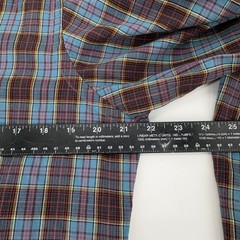 Ralph Lauren Mens Button Down Long Sleeve Plaid Shirt M Blue Red Green Yellow
