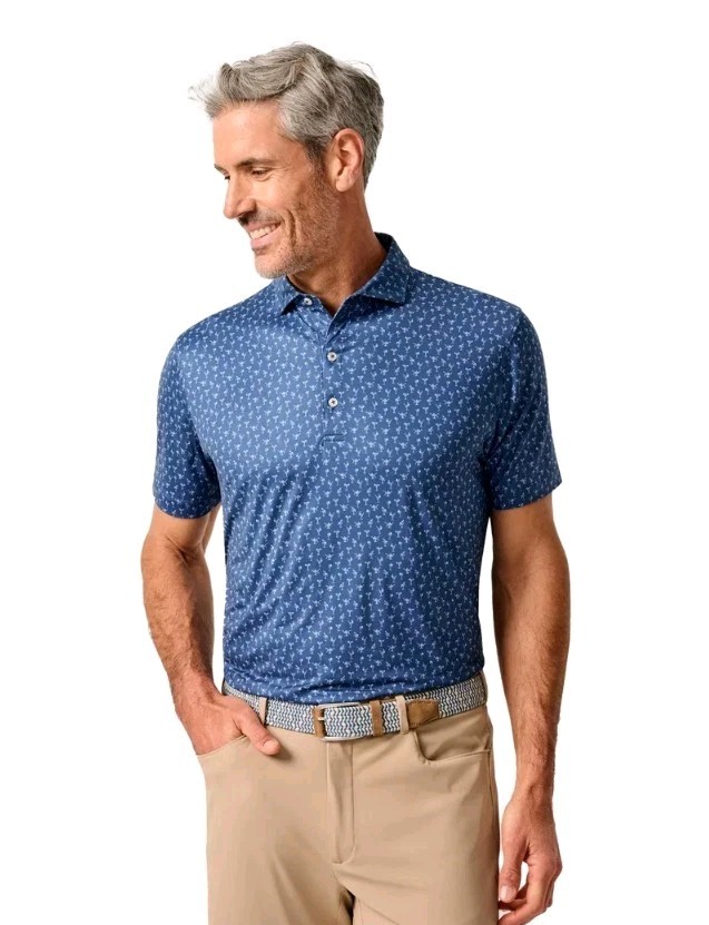 johnnie-O Golf Featherweight Performance Polo – Pin Up Mens Size XXL Blue