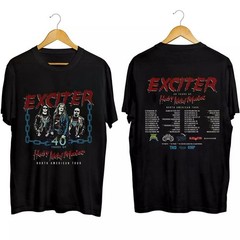 Exciter 40 years of Heavy Metal Maniac Tour Shirt, Exciter Band Fan Shirt TU026