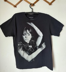 Wednesday Addams Family Jumbo Graphic T-shirt Size L Netflix Short Sleeve