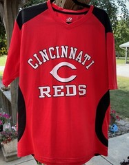 Vintage Dynasty Cincinnati Reds Baseball Mens Size XL 46-48 Shirt Red Tee Tshirt