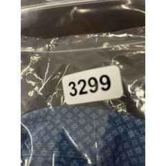 Horn Legend Performance Luxury Button Down Mens L Blue Geometric Stretch Golf