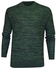 Knitted Jumper Top Thin Crew Neck Pullover Sweater Heathered Knit Style ExStore