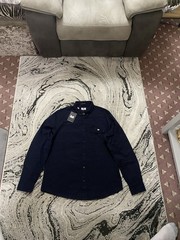 Weekend Offender Postiano Button Up Shirt Long Sleeve Navy Blue BNWT Size Large