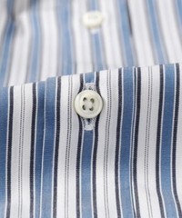 (ASK availability First) BEAMS GUY ROVER Alternate stripe wide collar shirt NEW