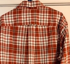 Orvis Multicolor Cotton & Elastane Blend Classic Fit Men’s XL Long Sleeve Button