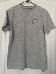 VEECE Mens Medium Basic T-Shirt Short Sleeve Heathered Gray W/ Logo