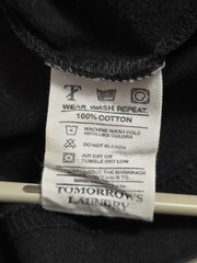 Tomorrow’s Laundry Basic Minimalist Modern Fit Black Short Sleeve TShirt Large