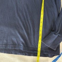 Hollister California Long Sleeve Shirt Size M Blue White Logo Crewneck