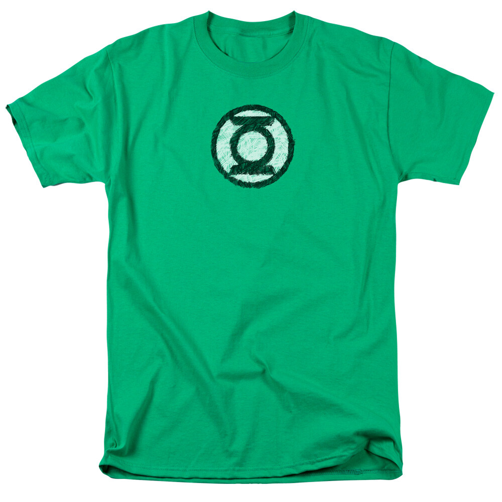 Green Lantern “Scribble Lantern Logo” T-Shirt – to 4X