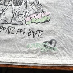 Bratz Authentic Edition 2001 Double-Sided Graphic Print White Tee Men’s L