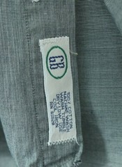 GITMAN BROS Men’s 15.5 34 Solid Gray Dress Shirt Button Front One Pocket
