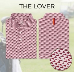 Rhoback The Commonwealth The Lover Polo XL Maroon White NWT Sealed Performance