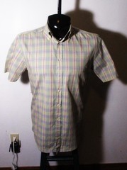 JOSEPH ABBOUD Green Short Sleeve Shirt Men’s Size S