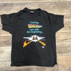 Vtg 1989 Back to the Future 2 Promo T Shirt Single Stitch Mens XL Hanes Beefy