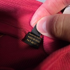 Bugatchi Mens M Button Down Shirt Ruby Red Textured Long Sleeve MS1500L84 NEW