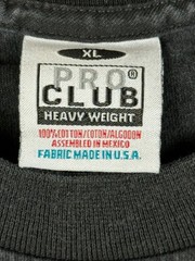 Pro Club Heavyweight Mens T Shirt Faded Black Blank 100% Cotton Streetwear XL