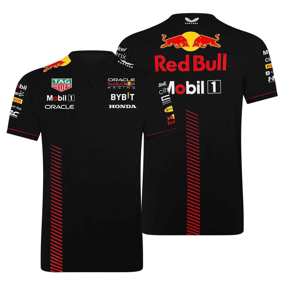 Hot 2023 RBull Racing AOP Polo Shirt 3D Graphic Casual Men’s Daily Wear S5XL