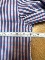 BUGATCHI Uomo Men’s Shaped Fit Button Down Long Sleeve Shirt Size LG