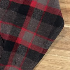 2 Vtg Pendleton Button Down Flannel Size L 100% Virgin Wool Made In USA Holes