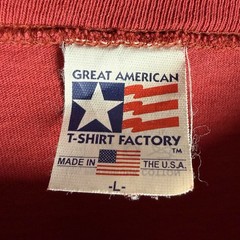 Vintage Y2K Ringer Shirt T Shirt US Marines Corp USMC Large USA Made Back Hit