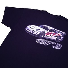 Vintage Porsche GT3 Cup T Shirt Mens L Black F1 Racing Car Tee Motorsports 90s