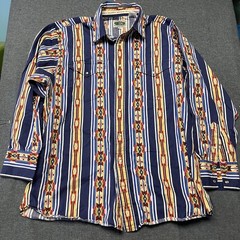 Cumberland Outfitters Men’s Shirt Size XL Multicolor Button Front 100% Cotton
