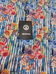 Bespoke Moda NWT Men’s Button Down Long Sleeve Abstract Floral Print 3XL